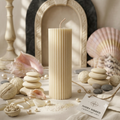 Ribbed Candle | Effortless Home Decor