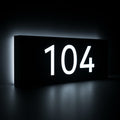 Metal Backlit Address Plaque – Custom LED House Address Sign